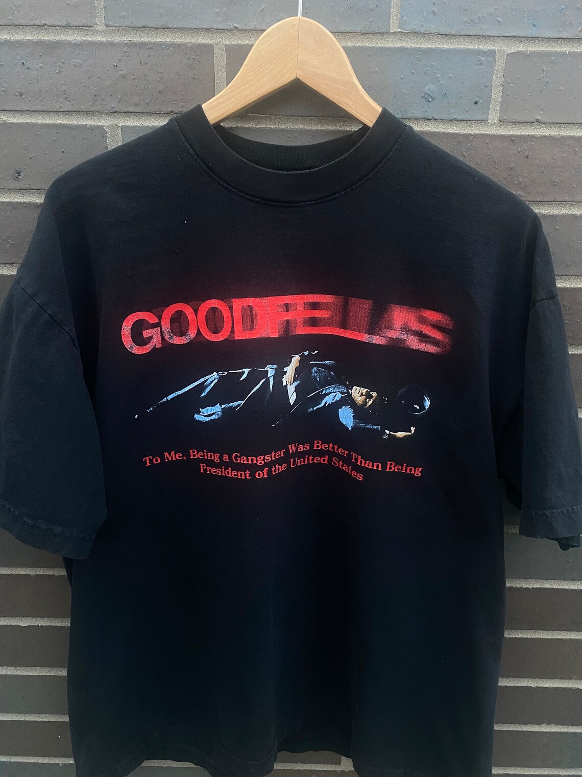 Vintage 90s Goodfellas Movie Promo Tshirt / Vintage Movie Tee / Made