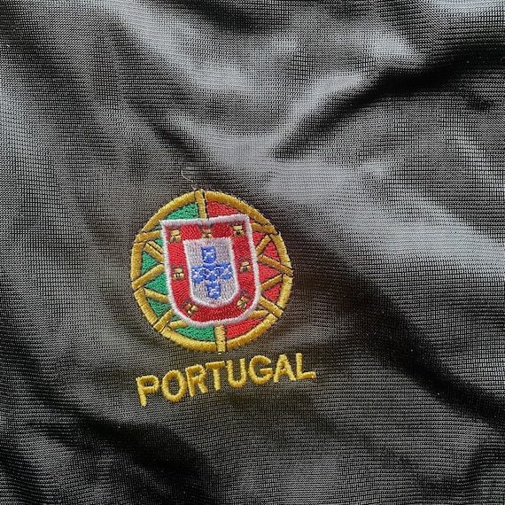Vintage 90s Portugal Warmup Track Jacket / Soccer… - image 4