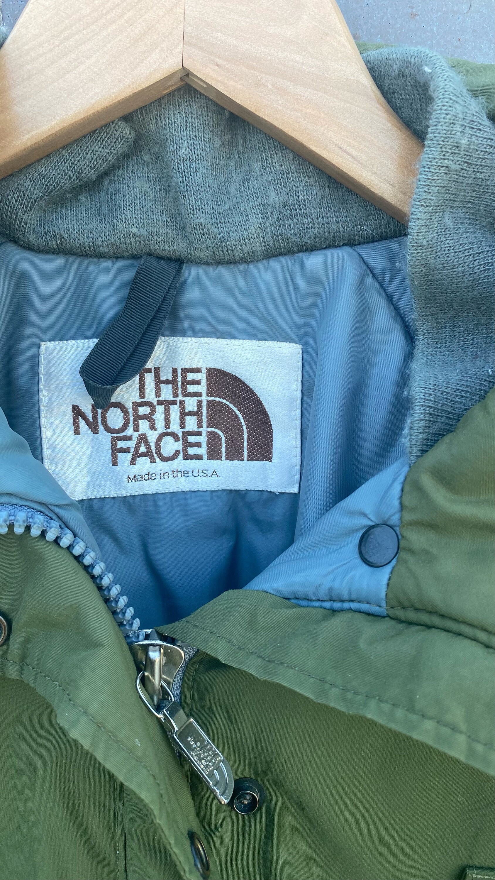 日本製 80s THE NORTH FACE MILITARY JACKET Vintage 80s the North Face Military Green Jacket / Field Jacket