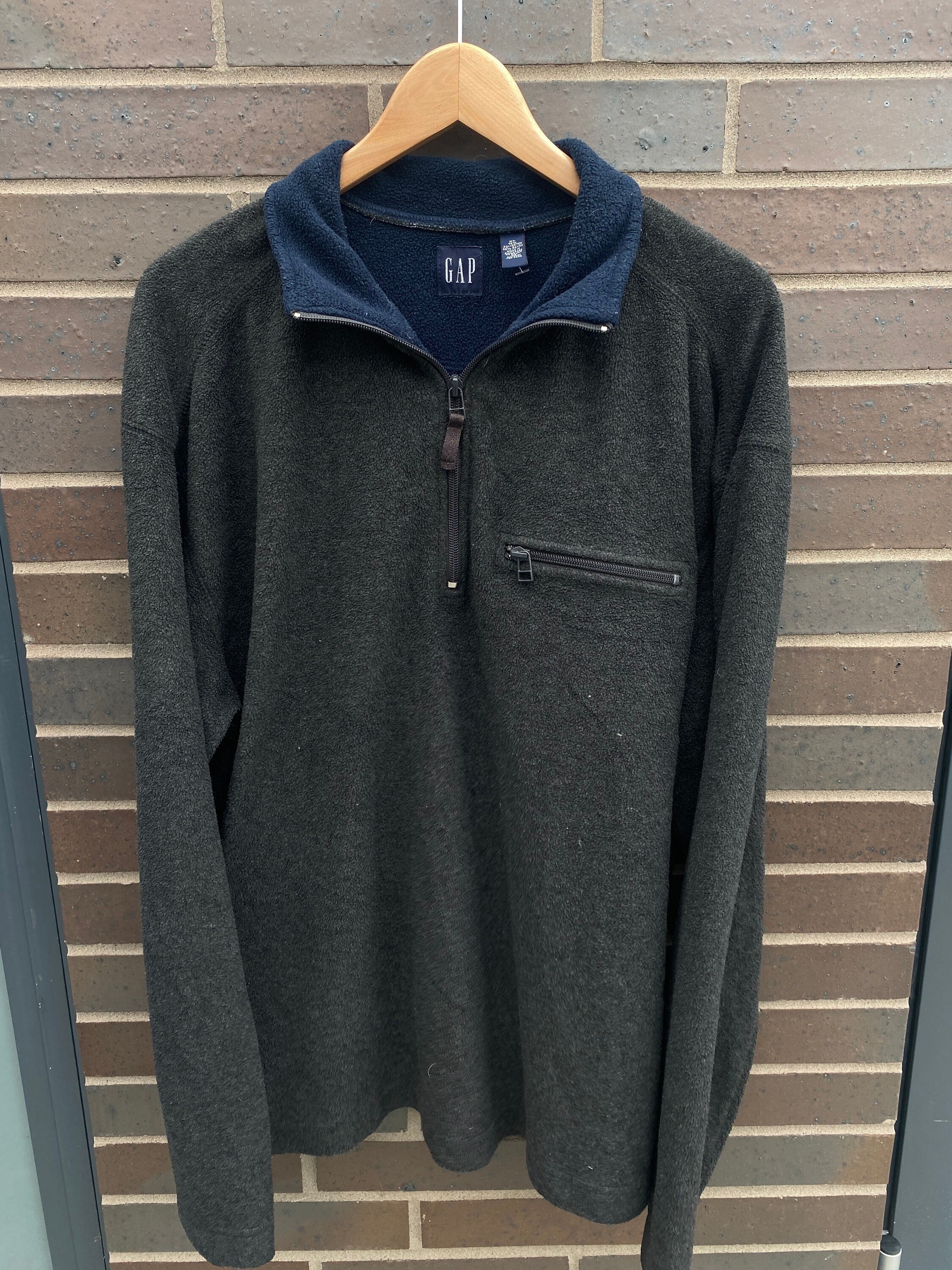 Gap Quarter Zip - Etsy Gap Quarter Zip - Etsy