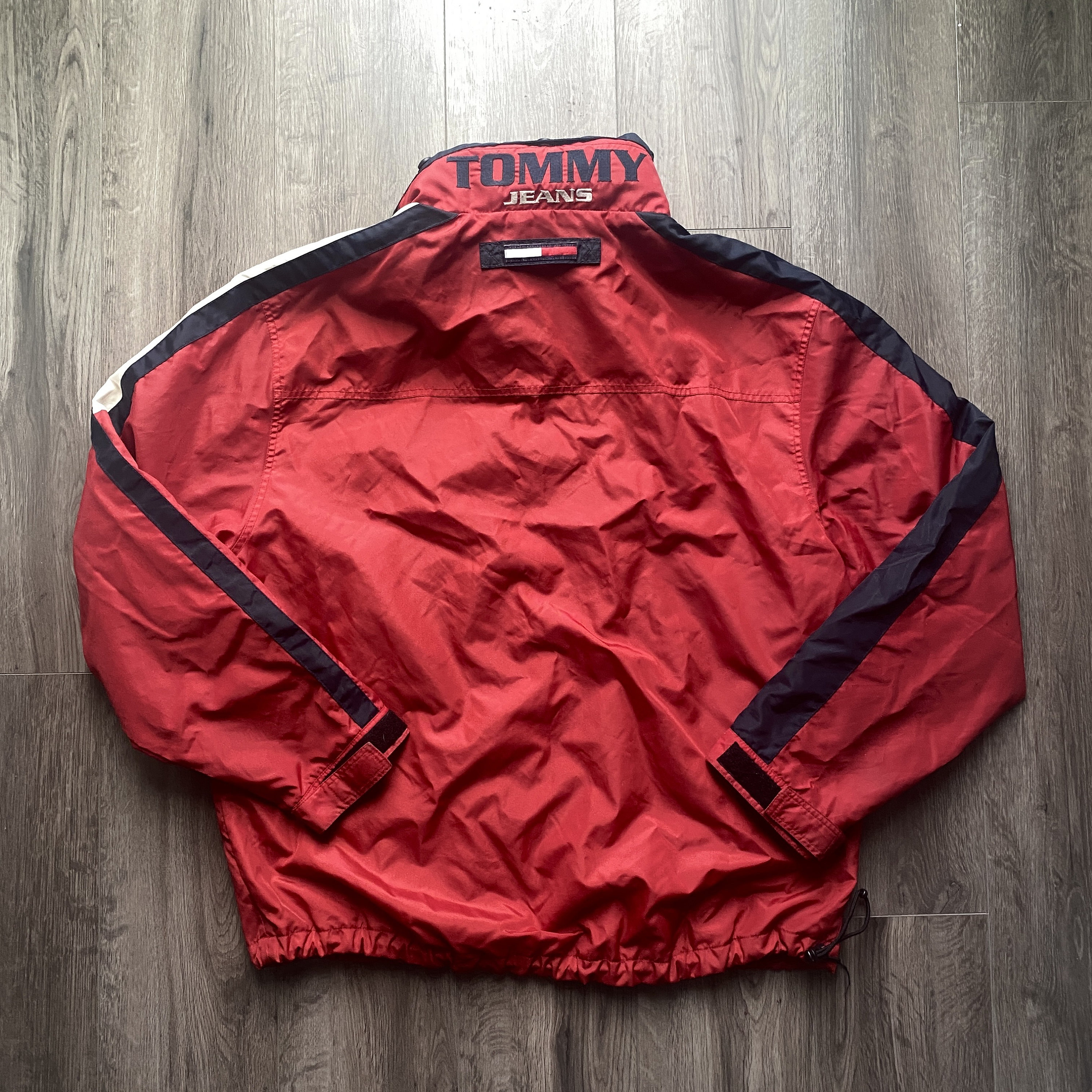 Vintage 90s Tommy Hilfiger Winter Jacket / Vintage Tommy / Red 