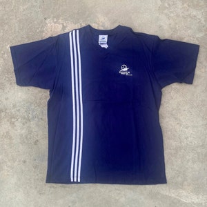 Vintage 1998 Adidas World Cup Shirt / FIFA Soccer / Athletic Sportswear / Streetwear / Athleisure / France World Cup / V-Neck T- Shirt