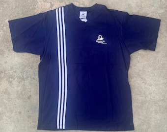 Vintage 1998 Adidas World Cup Shirt / FIFA Soccer / Athletic Sportswear / Streetwear / Athleisure / France World Cup / V-Neck T- Shirt