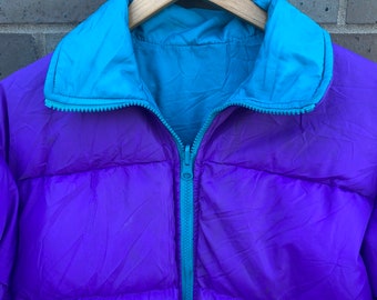 Vintage 90s Columbia Sportswear Reversible Puffer Jacket
