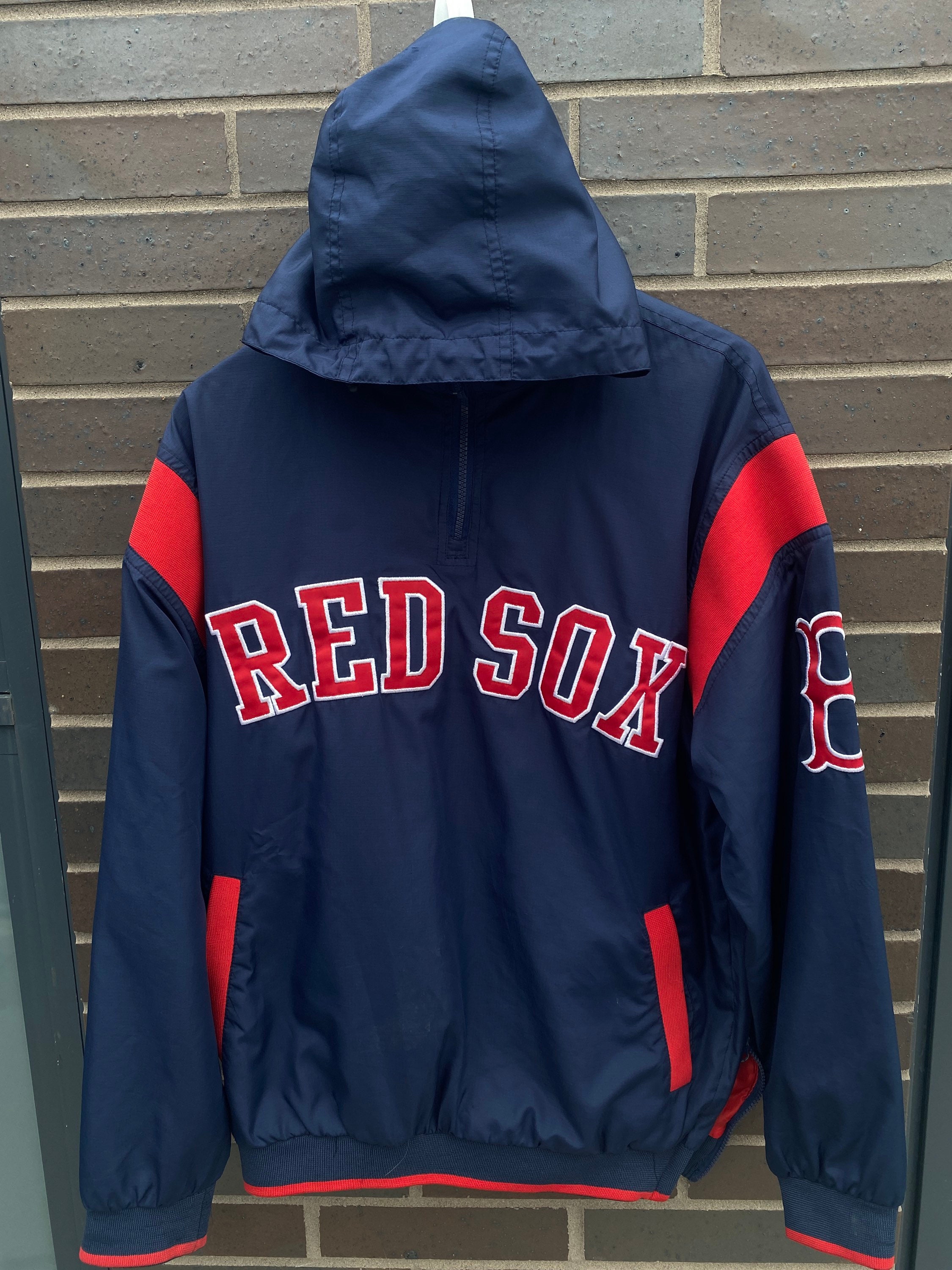 ウェア sox vintage jacket 90s Vintage 90s Boston Red Sox MLB Windbreaker Jacket / Sportswear