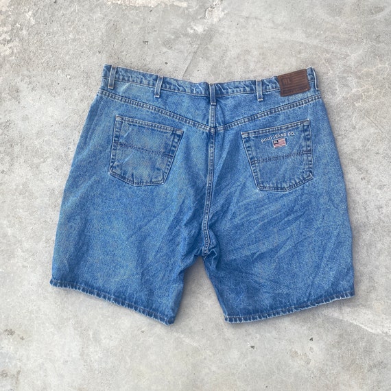 パンツ 90s polo jeans Ralph Lauren buggy shorts Buy Vintage 90s Polo Ralph Lauren Denim Shorts Size 42 / RL Polo