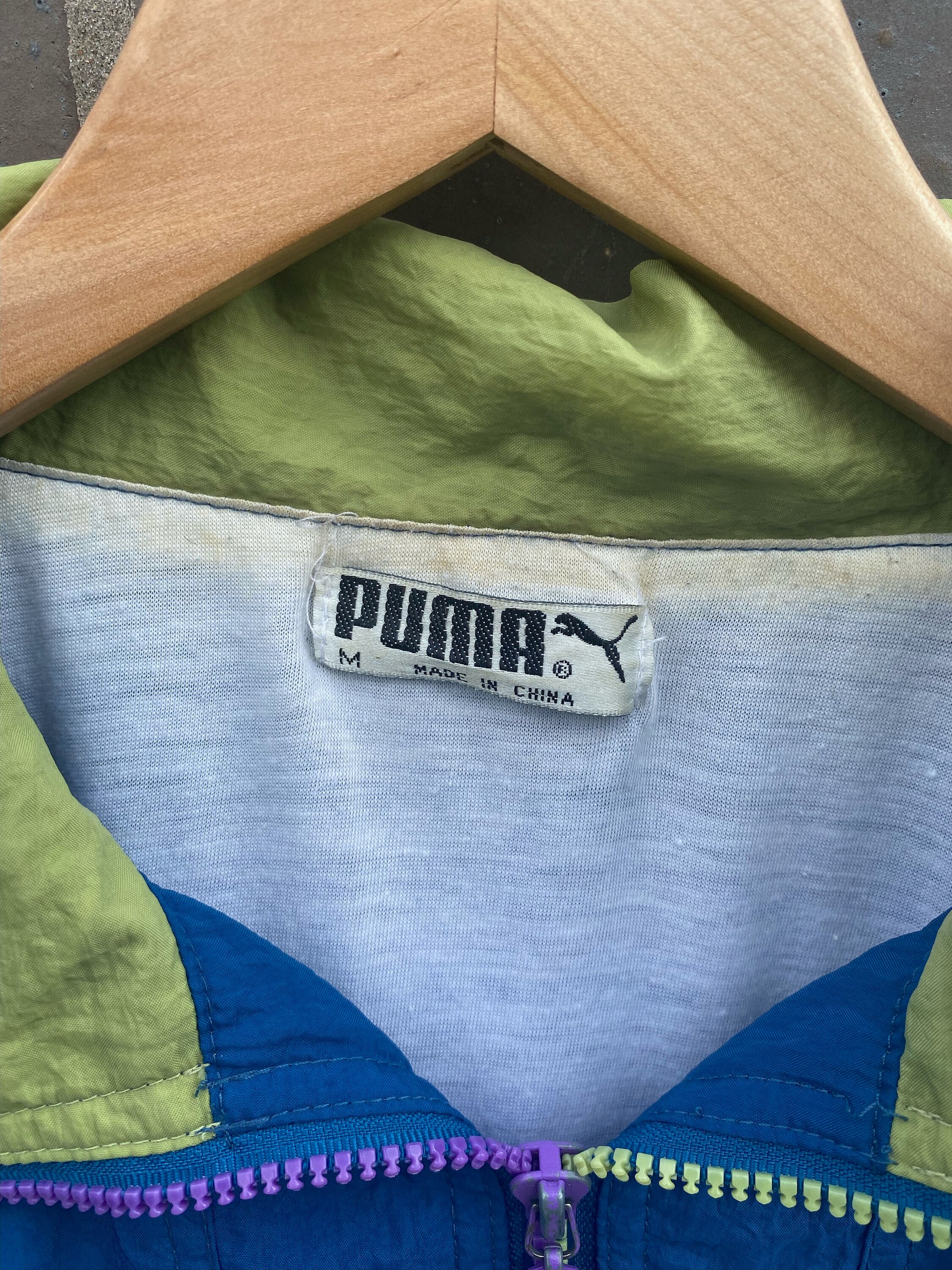 Vintage 90s Puma Full Zip Windbreaker Jacket / 1990s Puma / - Etsy Canada