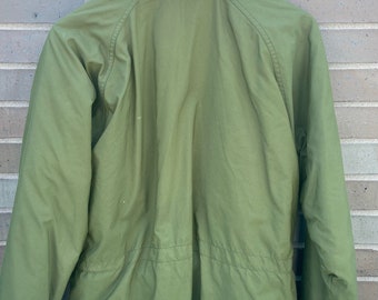 Vintage 80s the North Face Military Green Jacket / Field Jacket