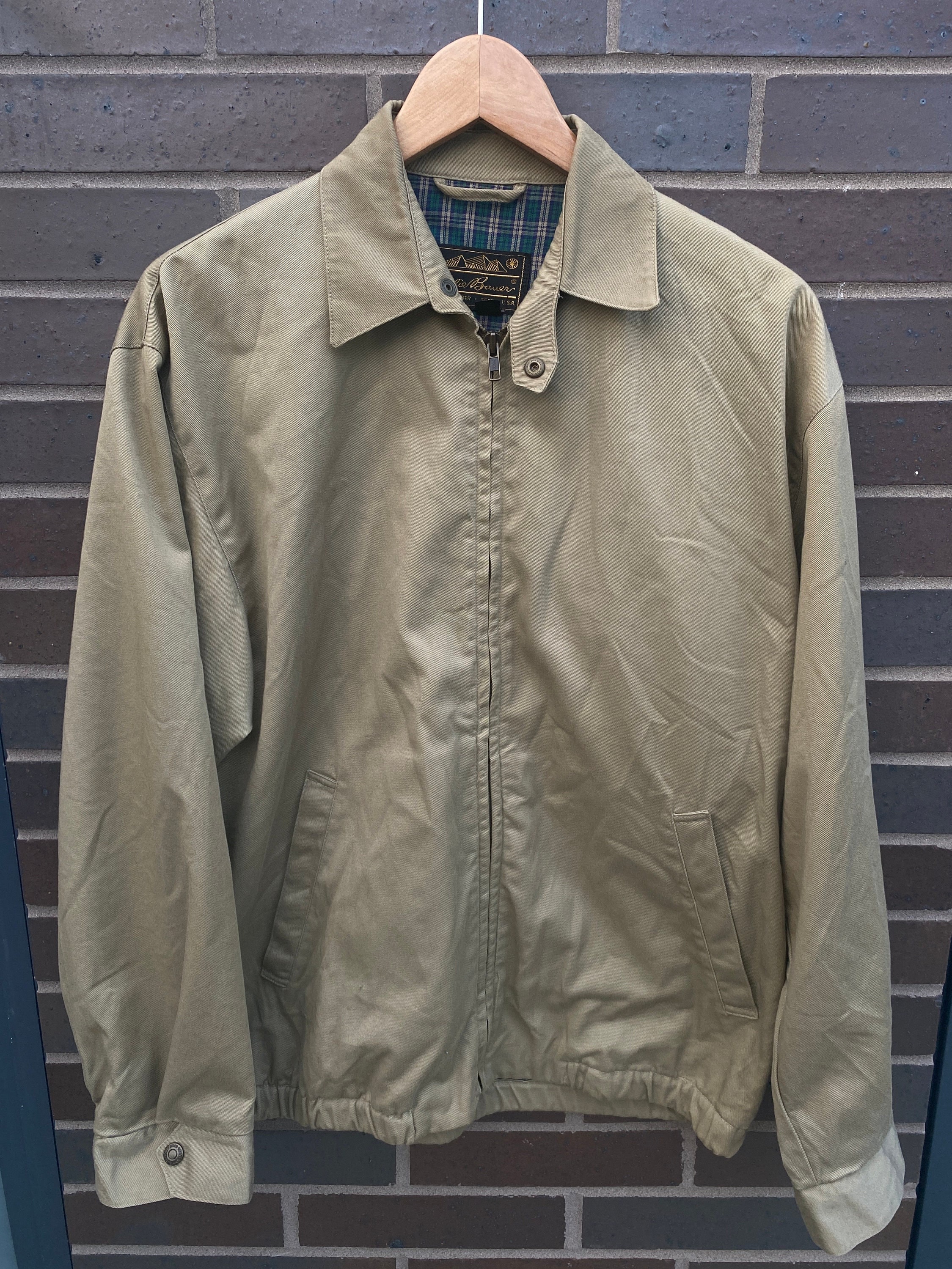 Vintage 90s Eddie Bauer Harrington Golf Jacket Made in USA