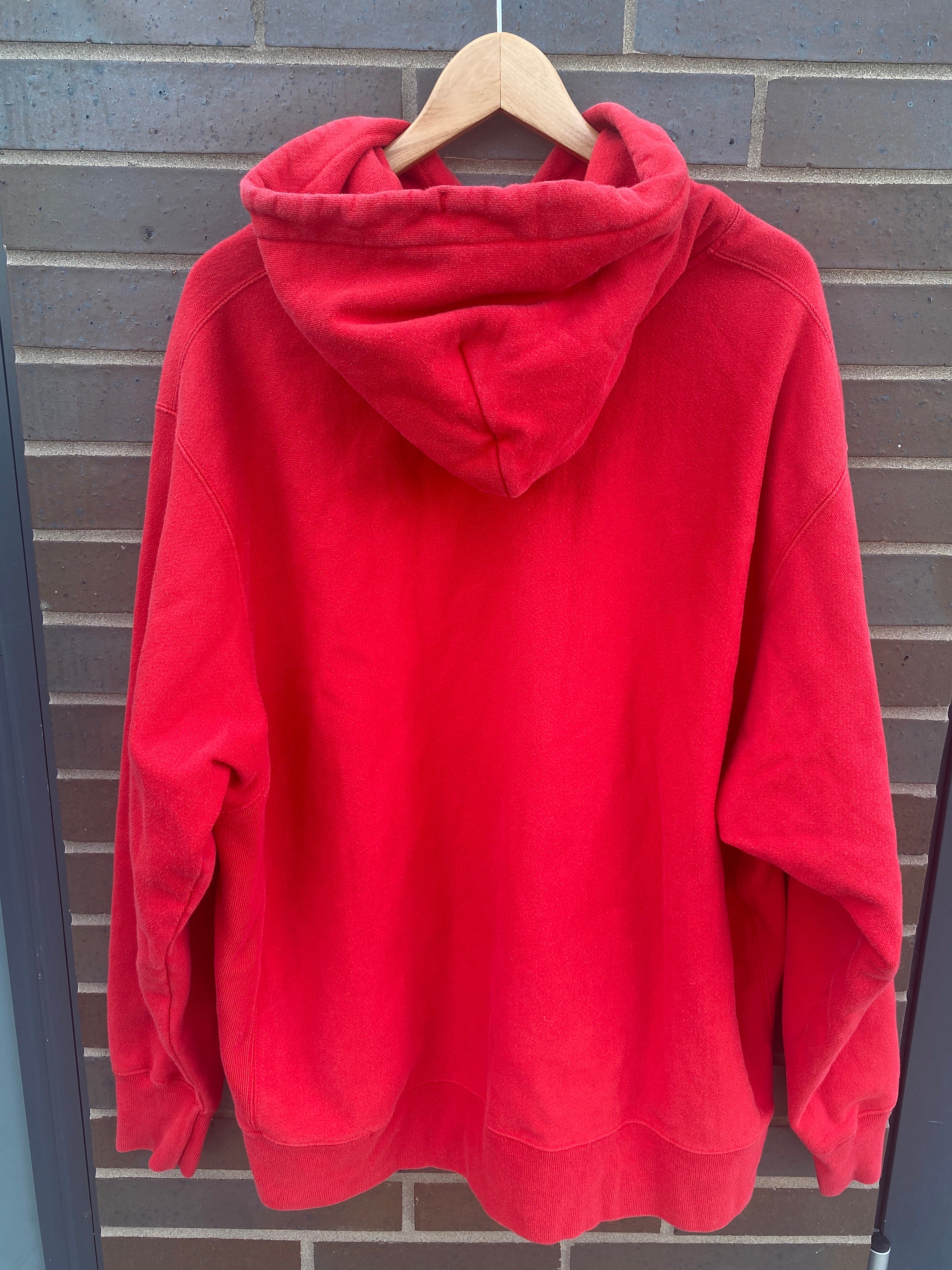 Buy Vintage 90s Champion Embroidered Red Sweatshirt / Vintage