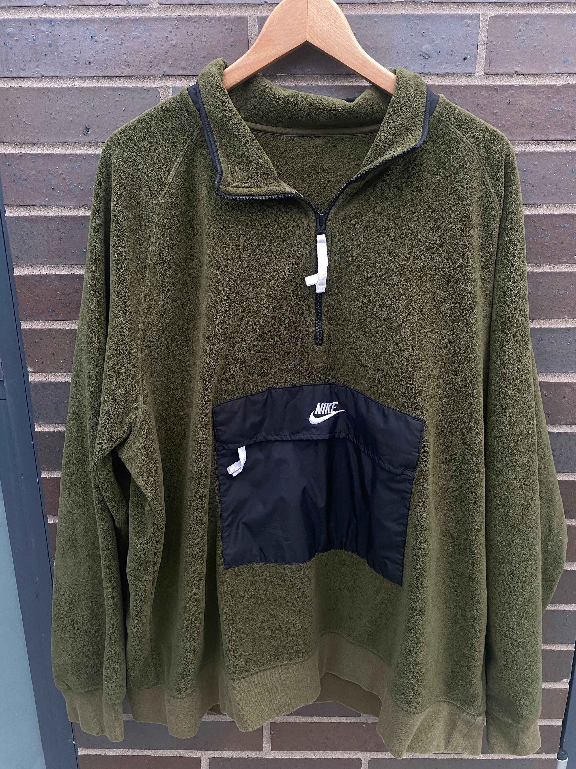 Vintage 90s Nike Quarter Zip Sweatshirt / Fall Sweater Vintage 90s Nike Quarter Zip Sweatshirt / Fall Sweater