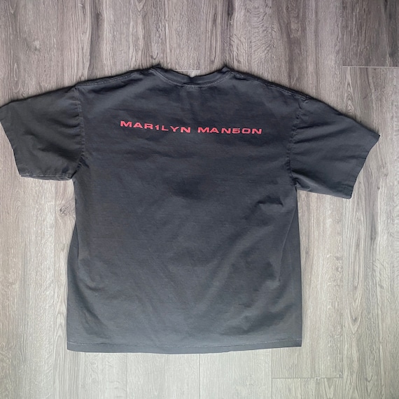 Vintage 1998 Marilyn Manson “god is in the TV” Band Shirt Vintage 1998 Marilyn Manson “god is in the TV” Band Shirt