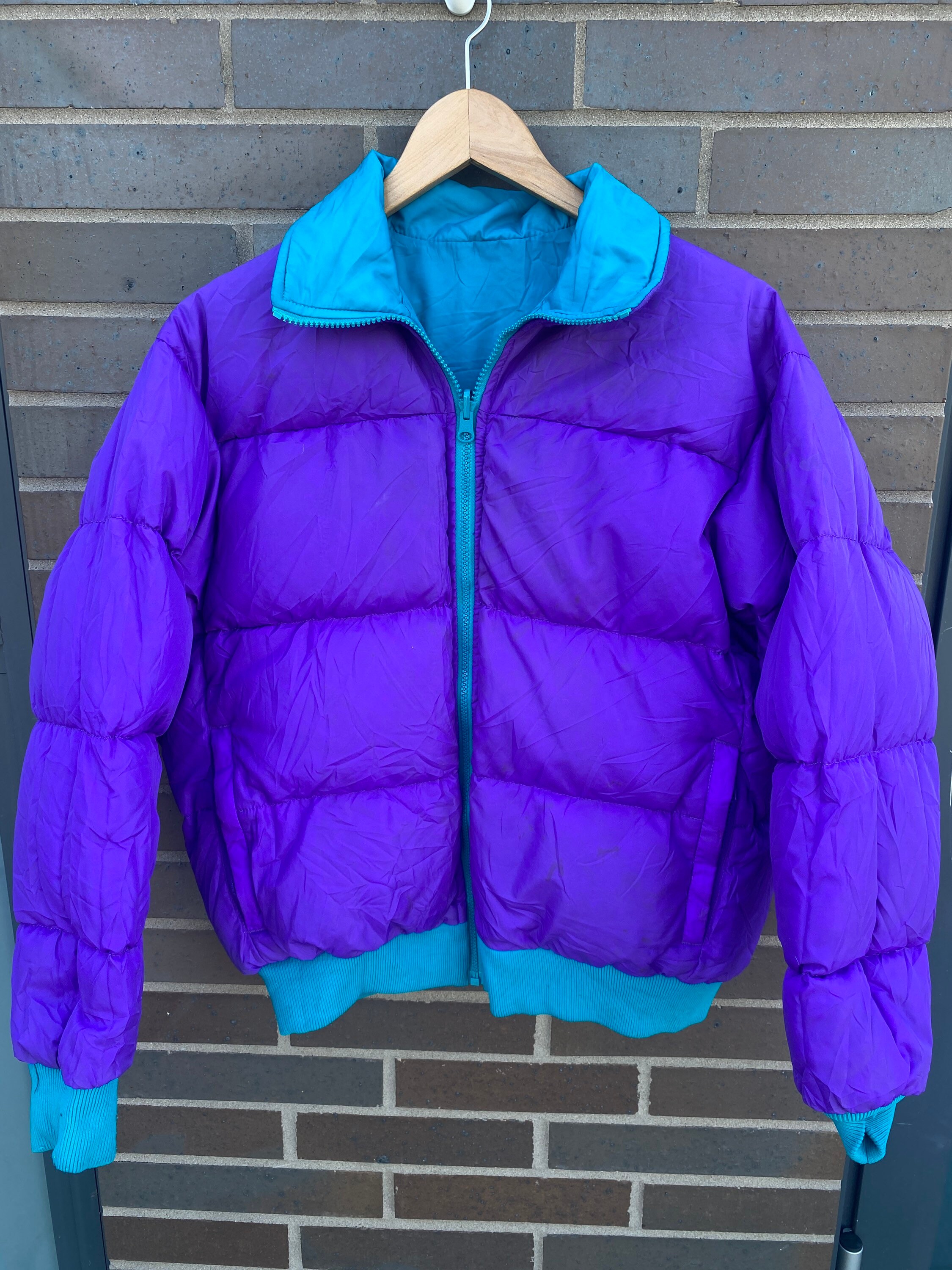 Vintage 90s Columbia Sportswear Reversible Puffer Jacket Vintage 90s Columbia Sportswear Reversible Puffer Jacket