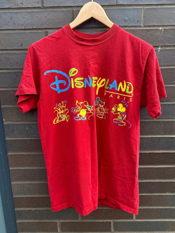 Vintage 90s Disneyland Paris T-Shirt / 1990s Grap… - image 1
