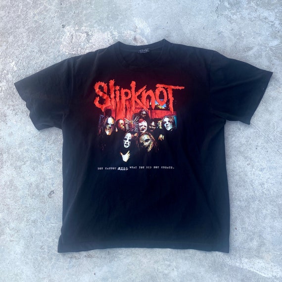 Vintage 2004 Slipknot Band T-shirt / Vintage 2000s Rock Shirt