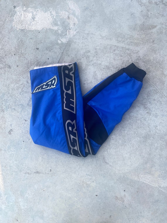 Vintage Y2K Motocross MSR Pants Size 34 Streetwear Dirt Biking