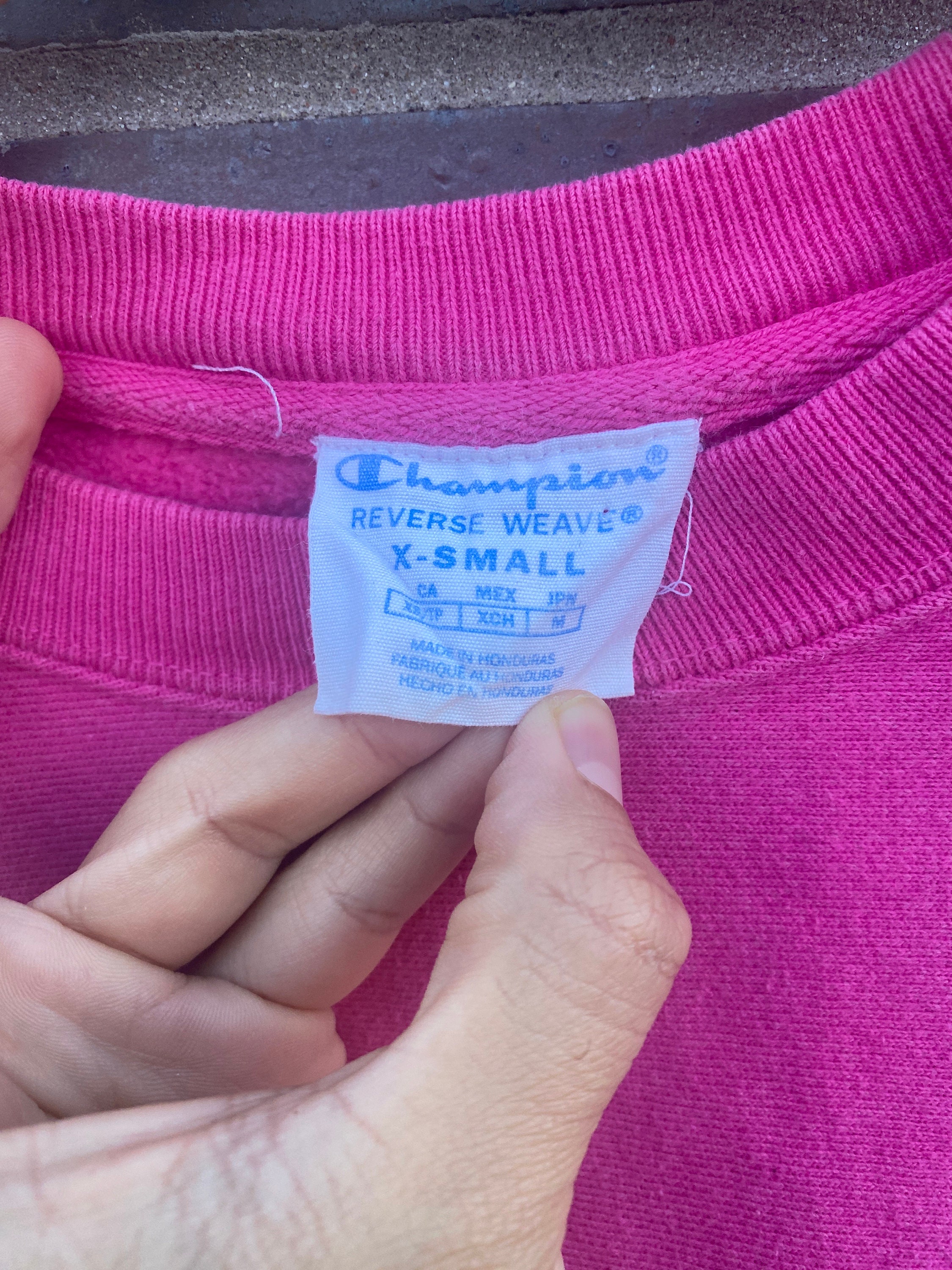 Vintage 90s Pink Champion Sweatshirt / Vintage Pullover Vintage 90s Pink Champion Sweatshirt / Vintage Pullover