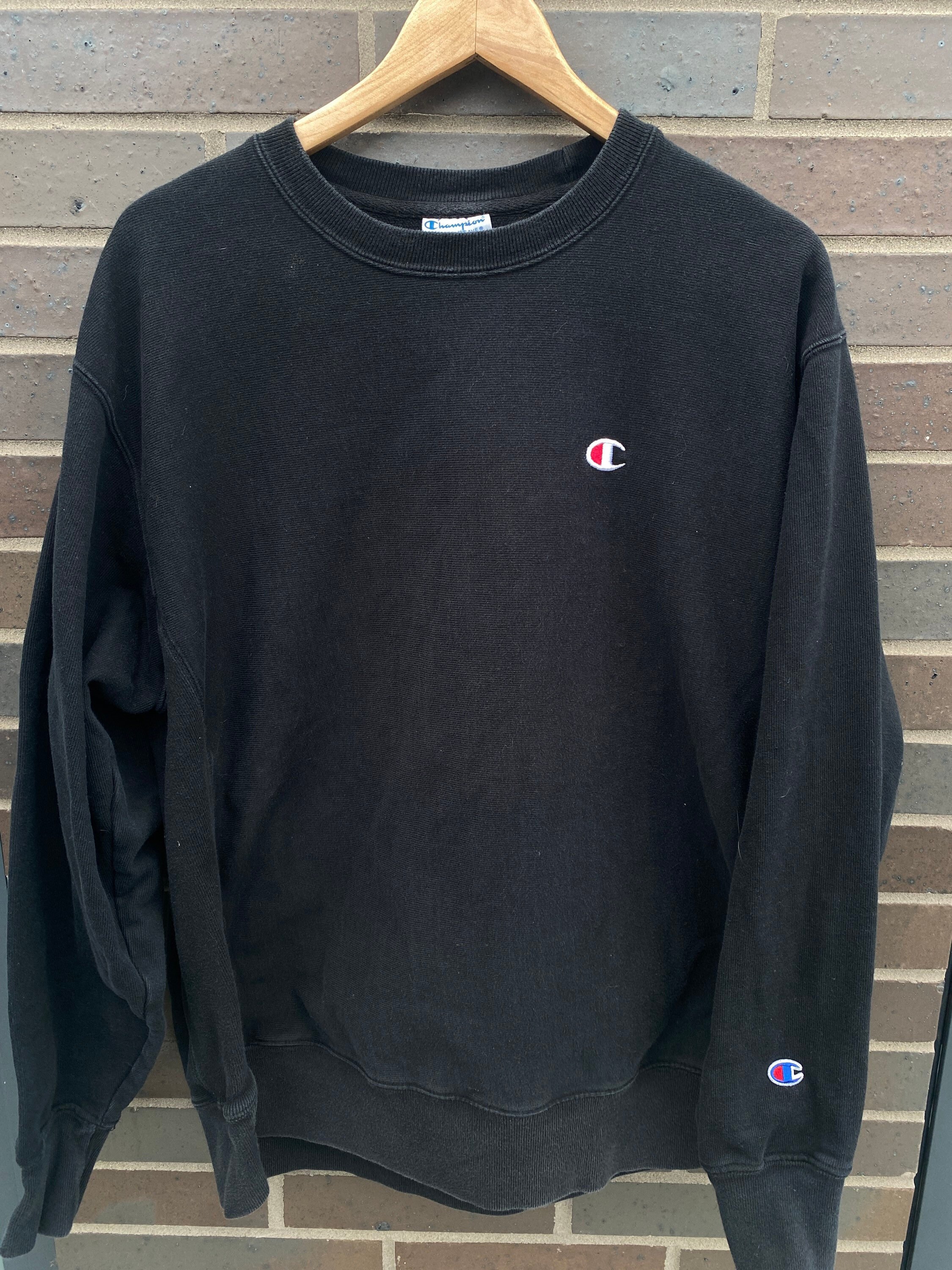 Vintage 90s Blank Champion Reverse Weave Crewneck / Vintage