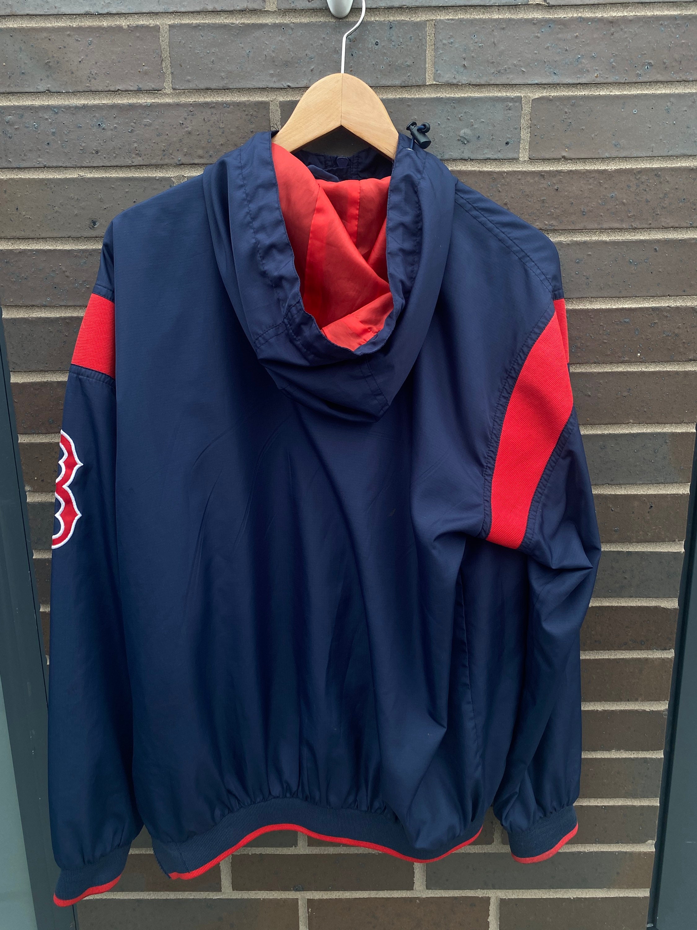 Vintage 90s Boston Red Sox MLB Windbreaker Jacket Vintage 90s Boston Red Sox MLB Windbreaker Jacket
