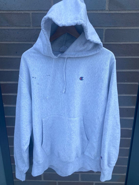 Buy Vintage 90s Champion Reverse Weave Blank Hoodie 