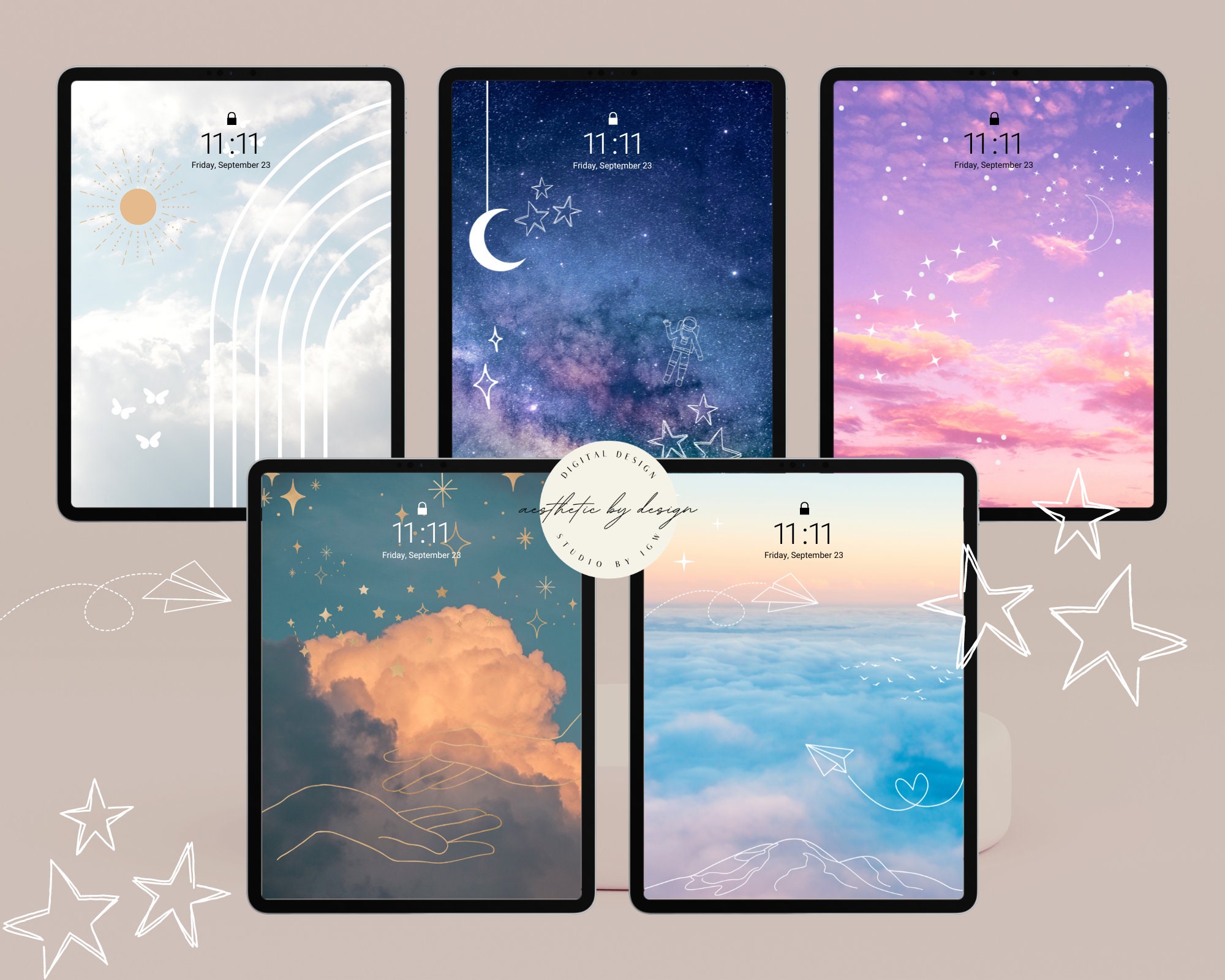 Wallpaper Design for iPad Elevate Your Device's Look with These Trendy