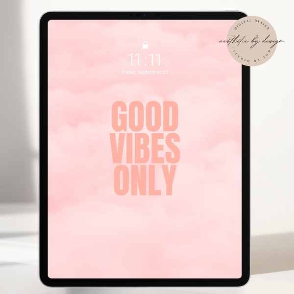 Good Vibes Only Wallpaper Etsy