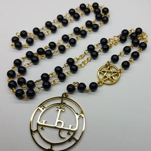 Lilith Sigil Pentagram Rosary
