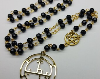 Lilith Sigil Pentagram Rosary