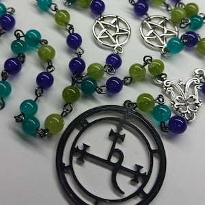 Lilith Sigil Pentagrams Rosary