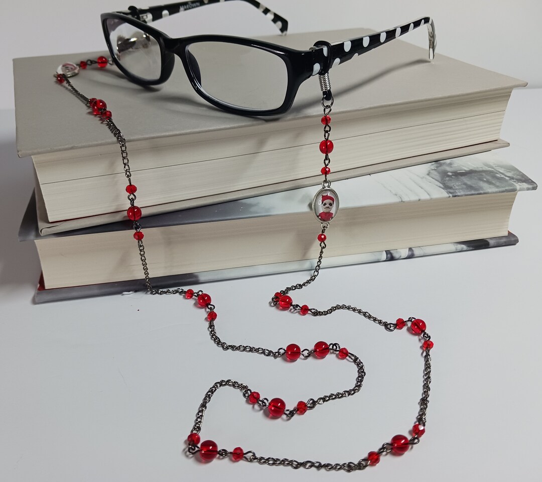 Portrait Charm Eyeglass Chain - Etsy