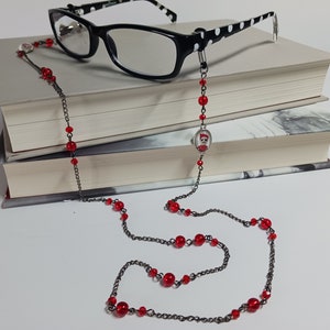 Portrait Charm Eyeglass Chain
