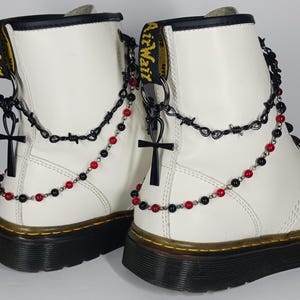 Boot Chains Barbed Wire Charms Ankh Pendants Doc Dr. Martens Docs
