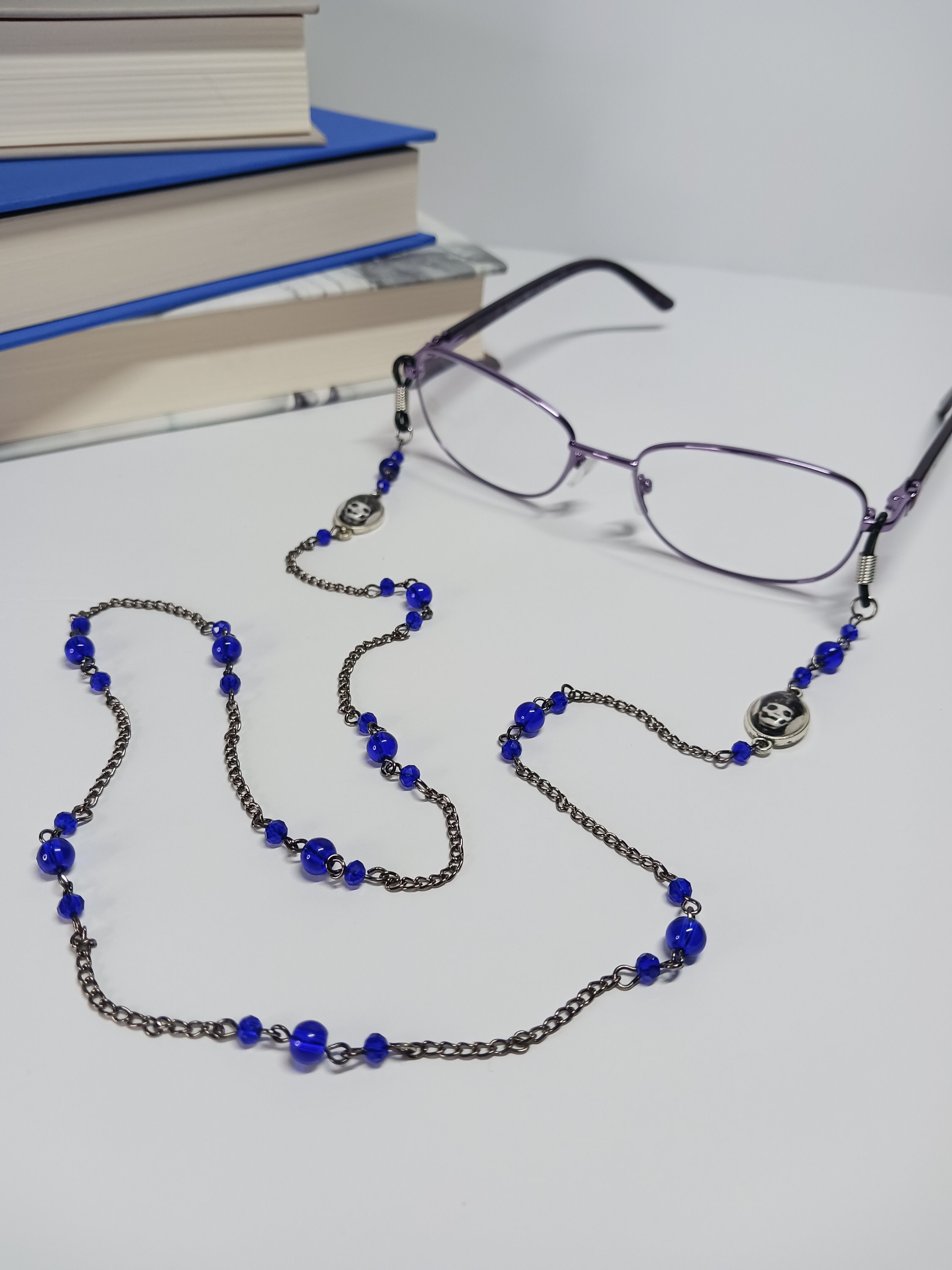 Portrait Charm Eyeglass Chain - Etsy