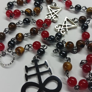 Leviathan Cross Lucifer Sigil Rosary