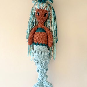 READY TO SHIP- Crochet mermaid doll, merman, crochet mermaid, toy, gift, crochet sea creature
