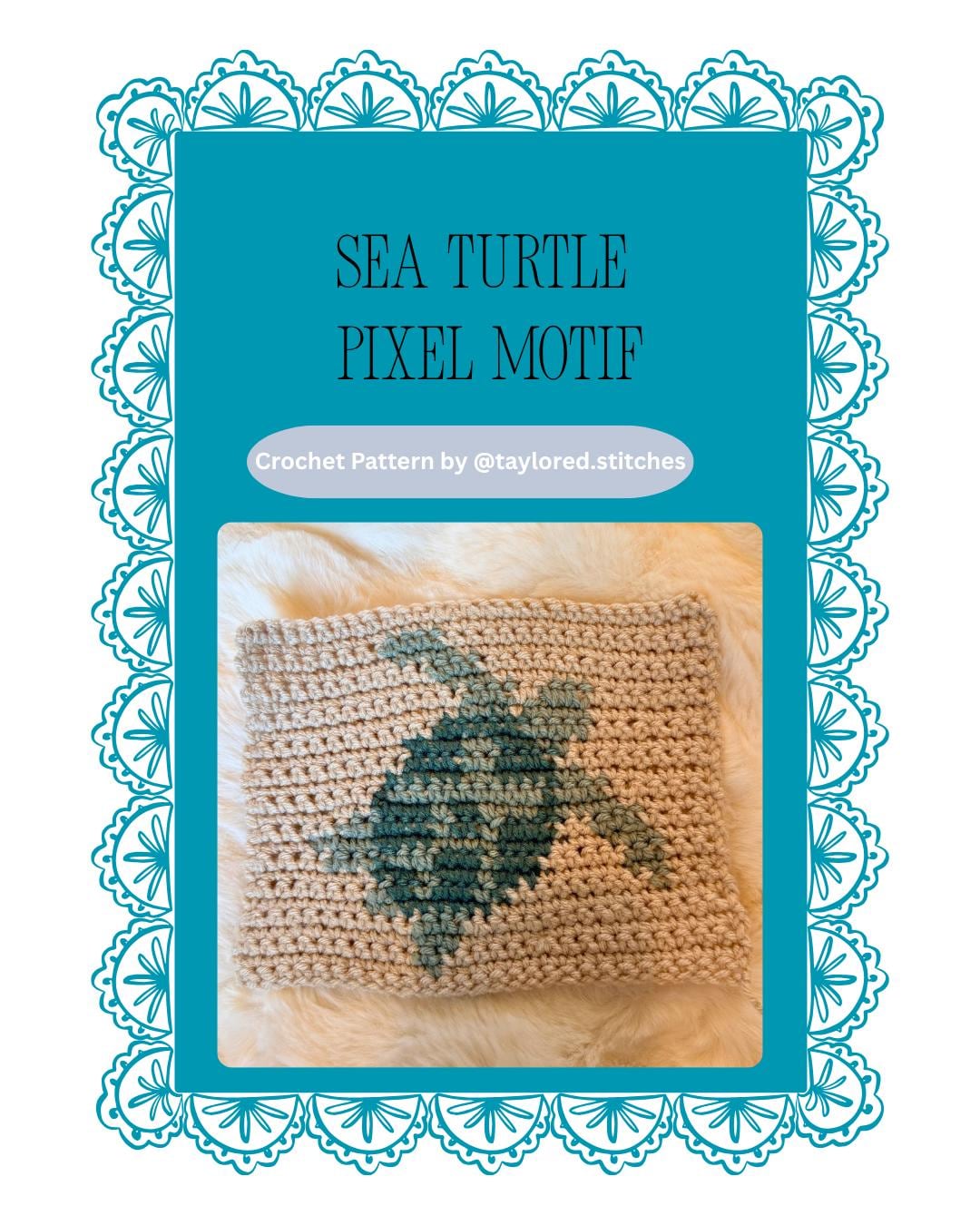Sea Turtle Pixel Crochet Pattern