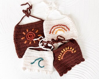 Gehäkeltes Babyshirt, Babytops, Häkeltop, Kleidung, Geschenk