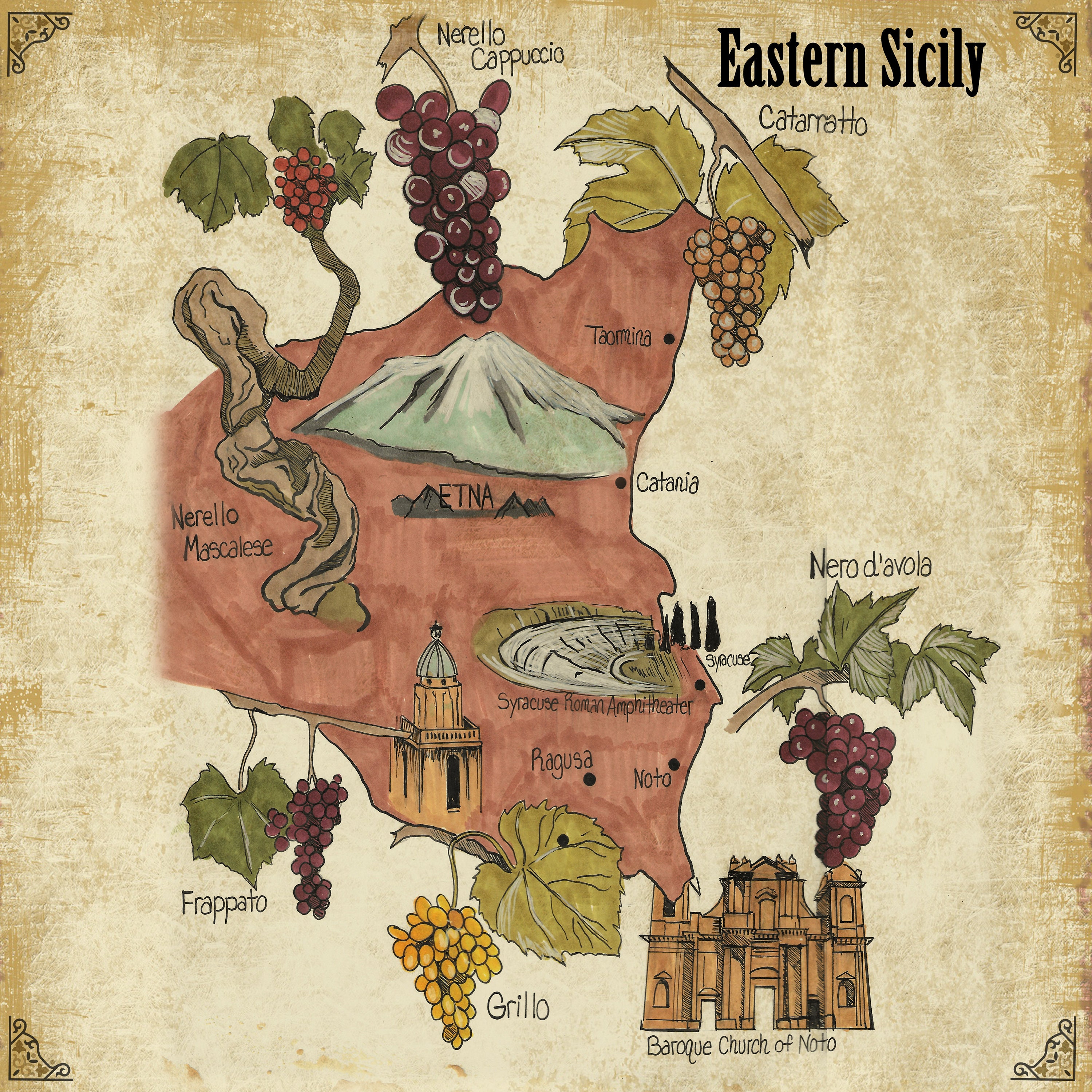 Wine Maps - Etsy