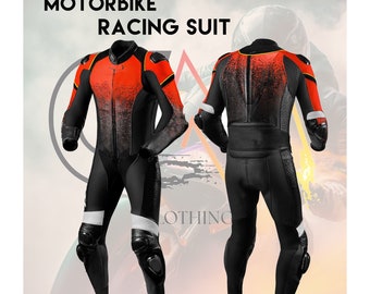 Motorbike Racing Protected Suit | Motorcycle Leather Suit | Leather Suit With complete Protections