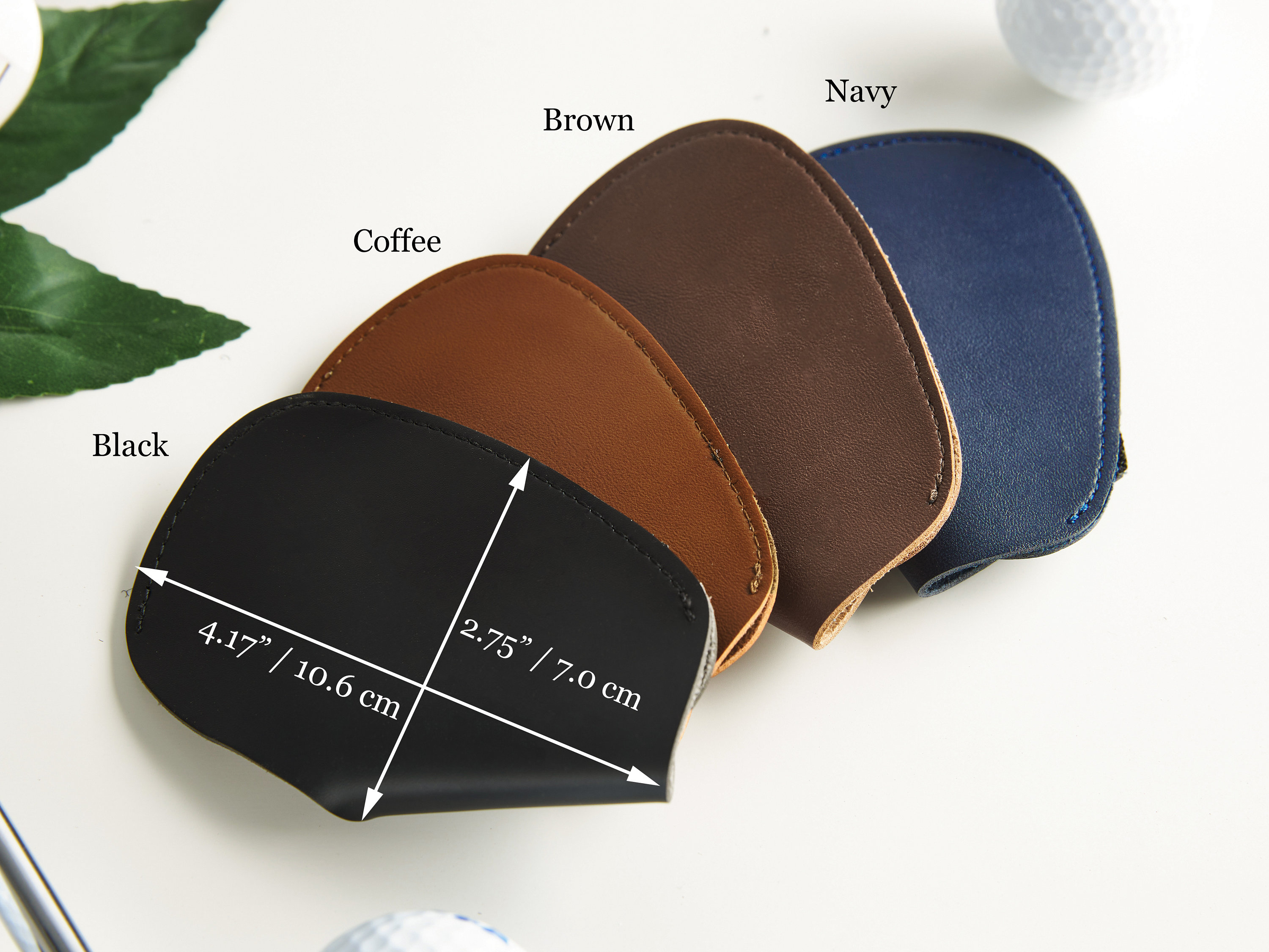 PU Leather Golf Iron Cover Personalized Golf Iron Head Cover Custom Golf Clubs Covers Golf