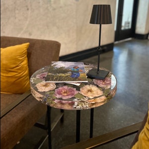 Custom Resin Floral Table, Flower Preservation, Floral preservation, Funeral, Memorial Flowers, Bouquet Preservation, Table, Gift