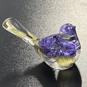 Resin Bird 4-Pack, Custom Flower Preservation, Floral preservation, Funeral Arrangement, Memorial Flowers, Bouquet Preservation, Paperweight