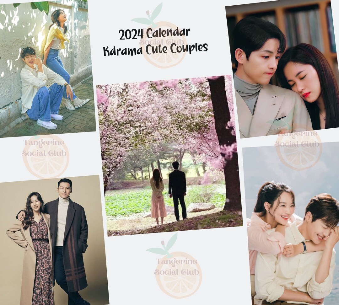 Kdrama Calendar Digital 2024 Calendar Kdrama Couples Calendars