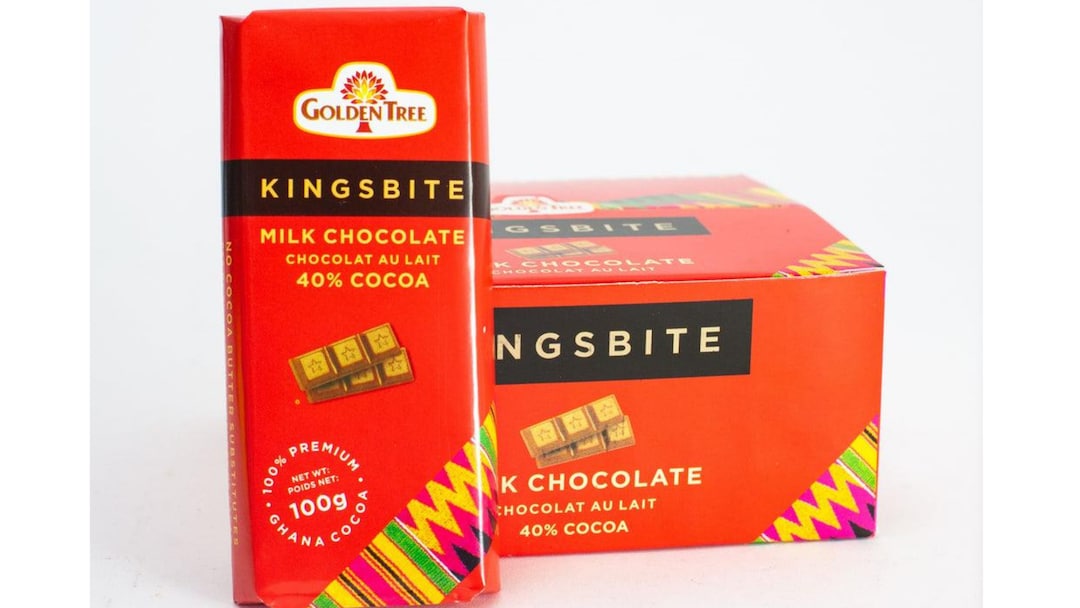 10 X 100g Golden Tree Milk Chocolate Kingsbite 40 Ghana Cocoa Etsy