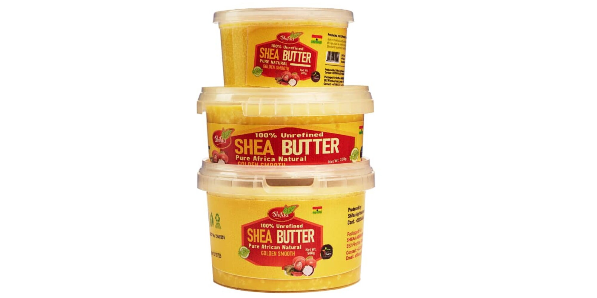 Unraffinierte Shea Butter Aus Ghana – 2x 500g, Naturbelassen, Für Kosmetik & Hautpflege