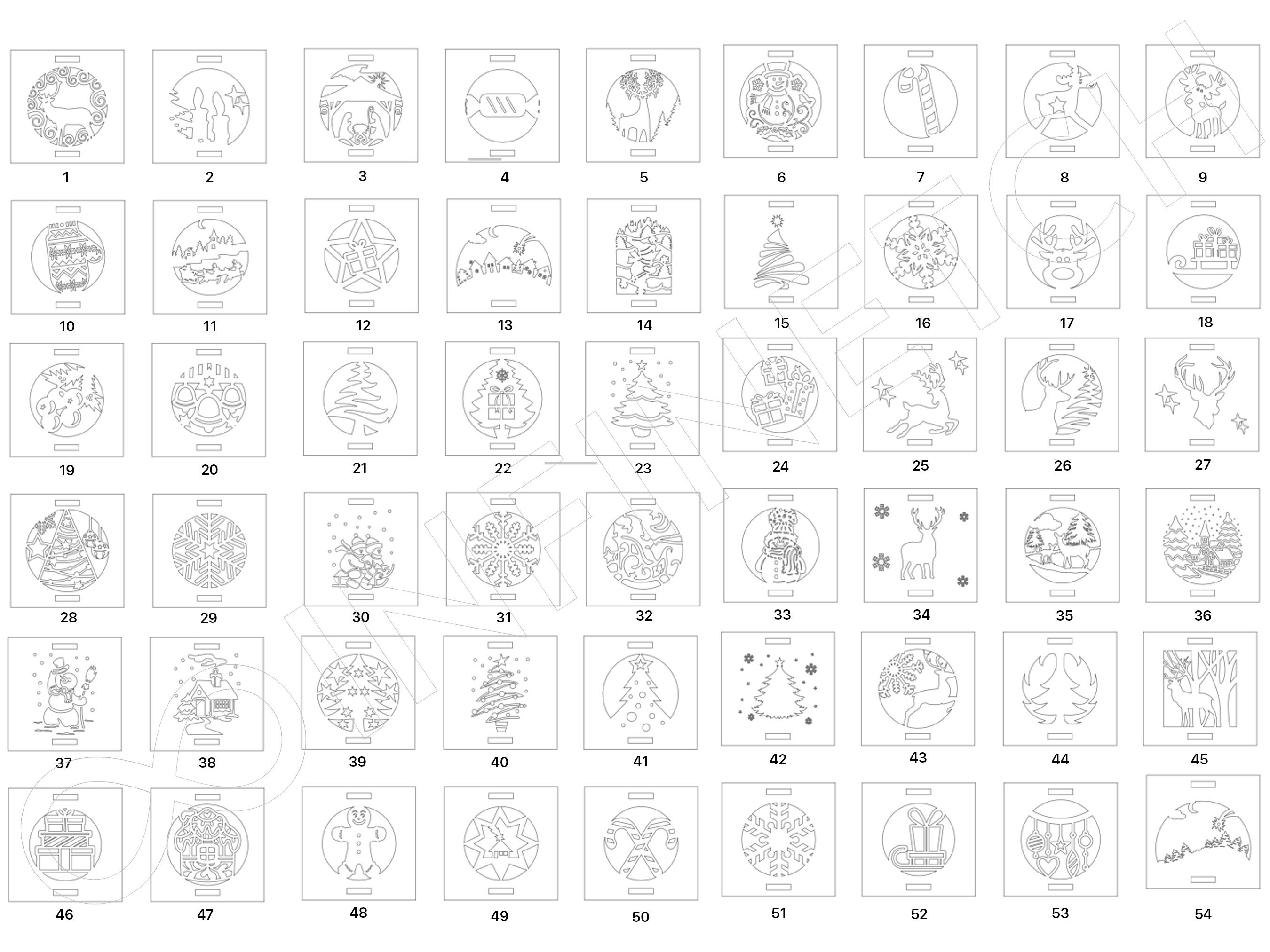 Personalised Wooden Laser Cut Tea Light Christmas Boxes Etsy