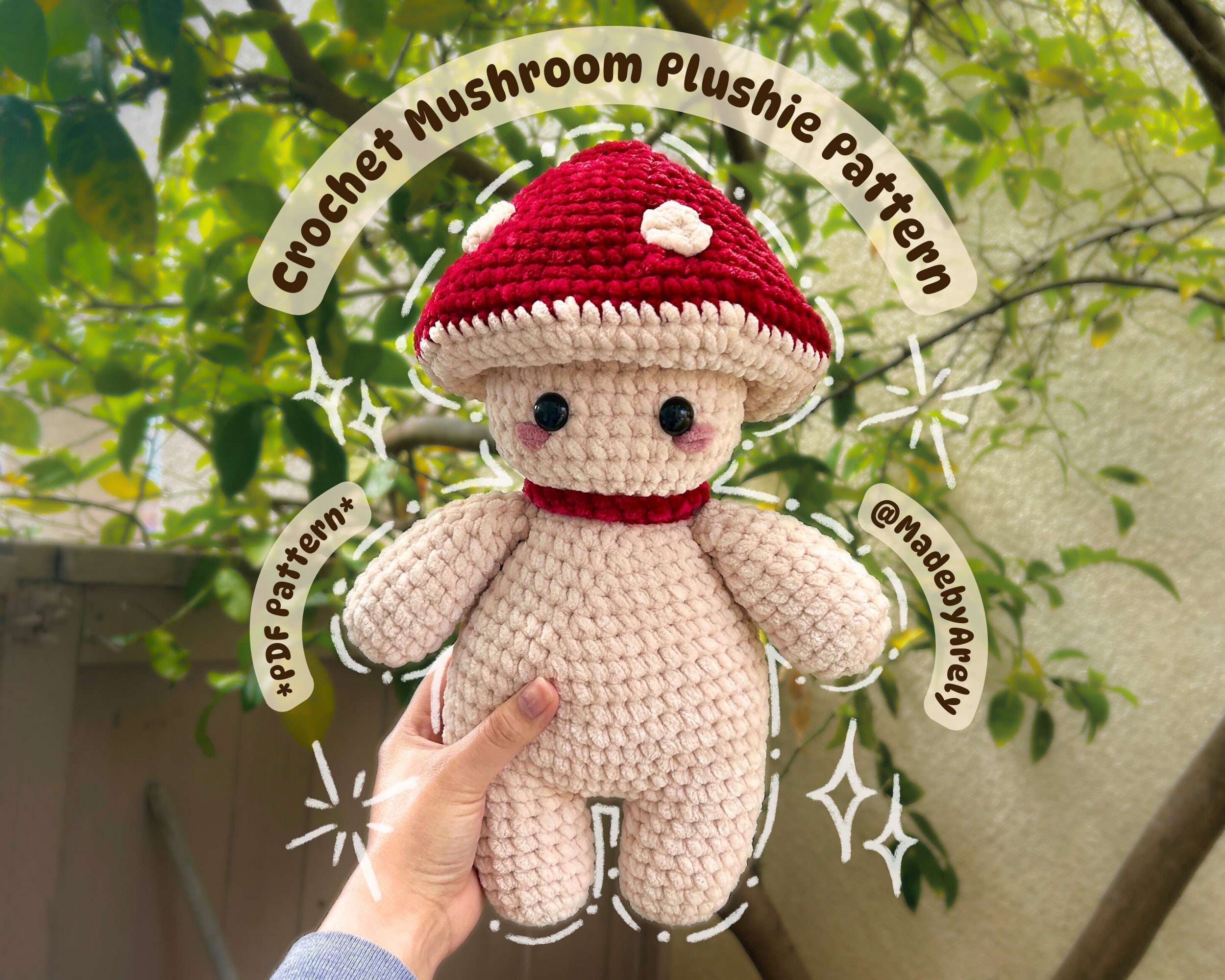 Crochet Mushroom Plushie PDF PATTERN | Amigurumi Crochet, Plushie Pattern,  Cute Plushie, Crochet Pattern - Etsy
