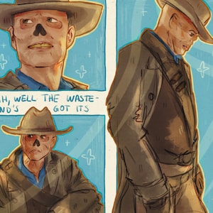 Der Ghoul Fallout Druck