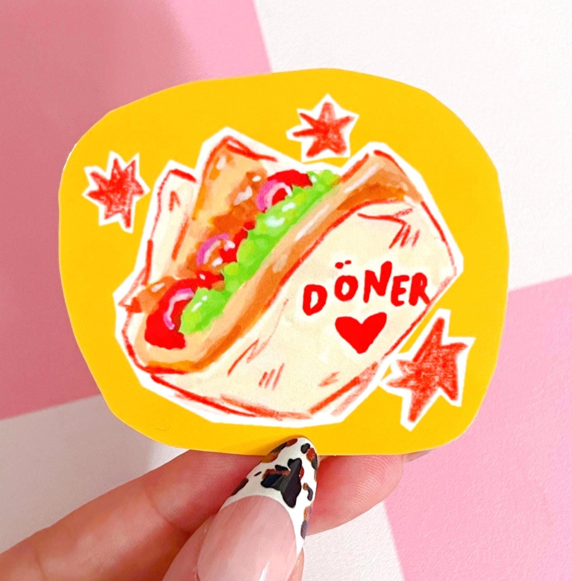 Halal Aufkleber Fenster Sticker für Döner Imbiss Bistro Schaufenster Wetterfest UV-Beständig