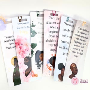Juego de marcadores motivacionales para lectores que aman las afirmaciones diarias y los diversos diseños artísticos, perfecto para regalar, llevar un diario o como ritual de cuidado personal.